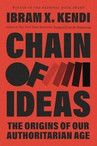 The cover has a red background and black text in all capitals. The F in the word OF is falling and knocking over a row of the letter I like dominos.