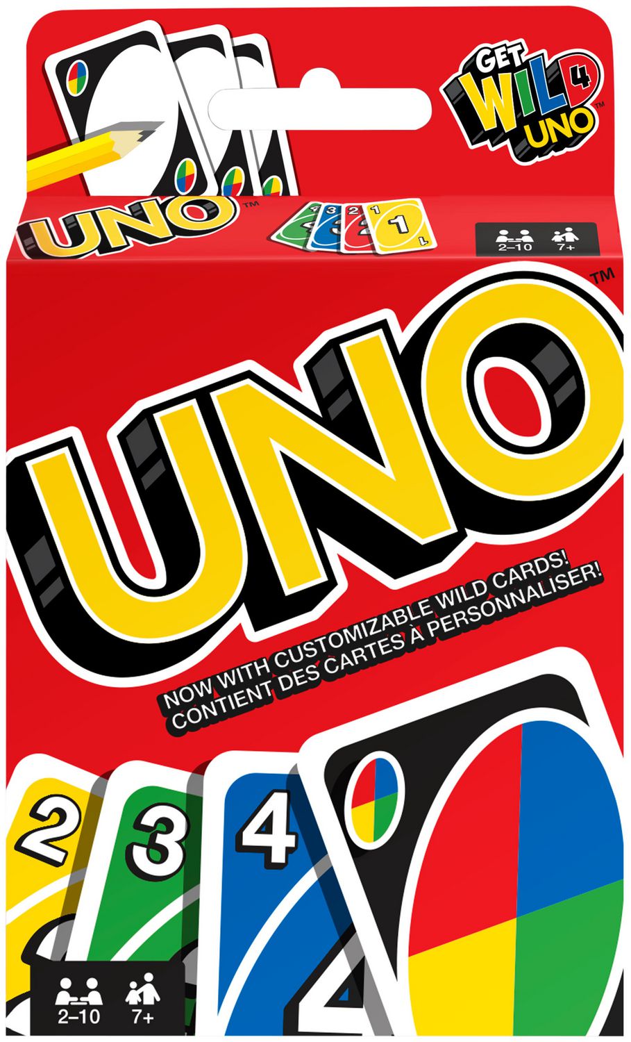 a package of UNO playing cards