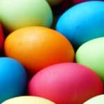 image of multicoloured eggs