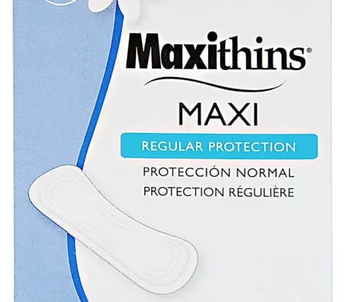 image of maxithins pad box
