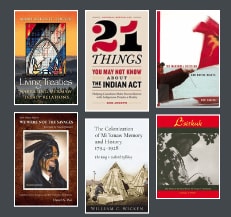 image of six book covers