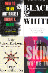 image of four book covers related to anti-racism