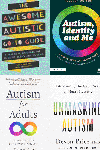 image of four book covers relating to autism awareness