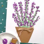 painting of a lavender plant