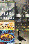 image of four book covers relating to Canada Day
