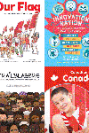four book cover about Canada 