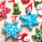 Christmas ornaments made of dough