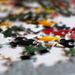 multi-coloured puzzle pieces