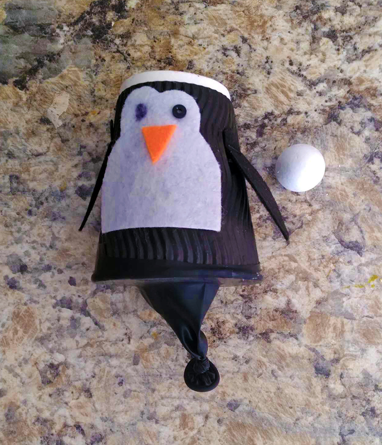 image of a penguin craft