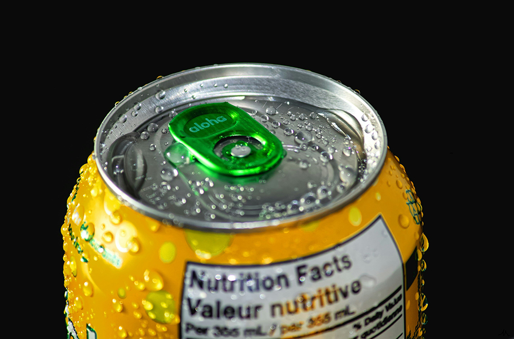 image of the top of a pop can