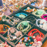 image of many bracelets in a jewelry box on a table.