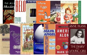 image of book covers