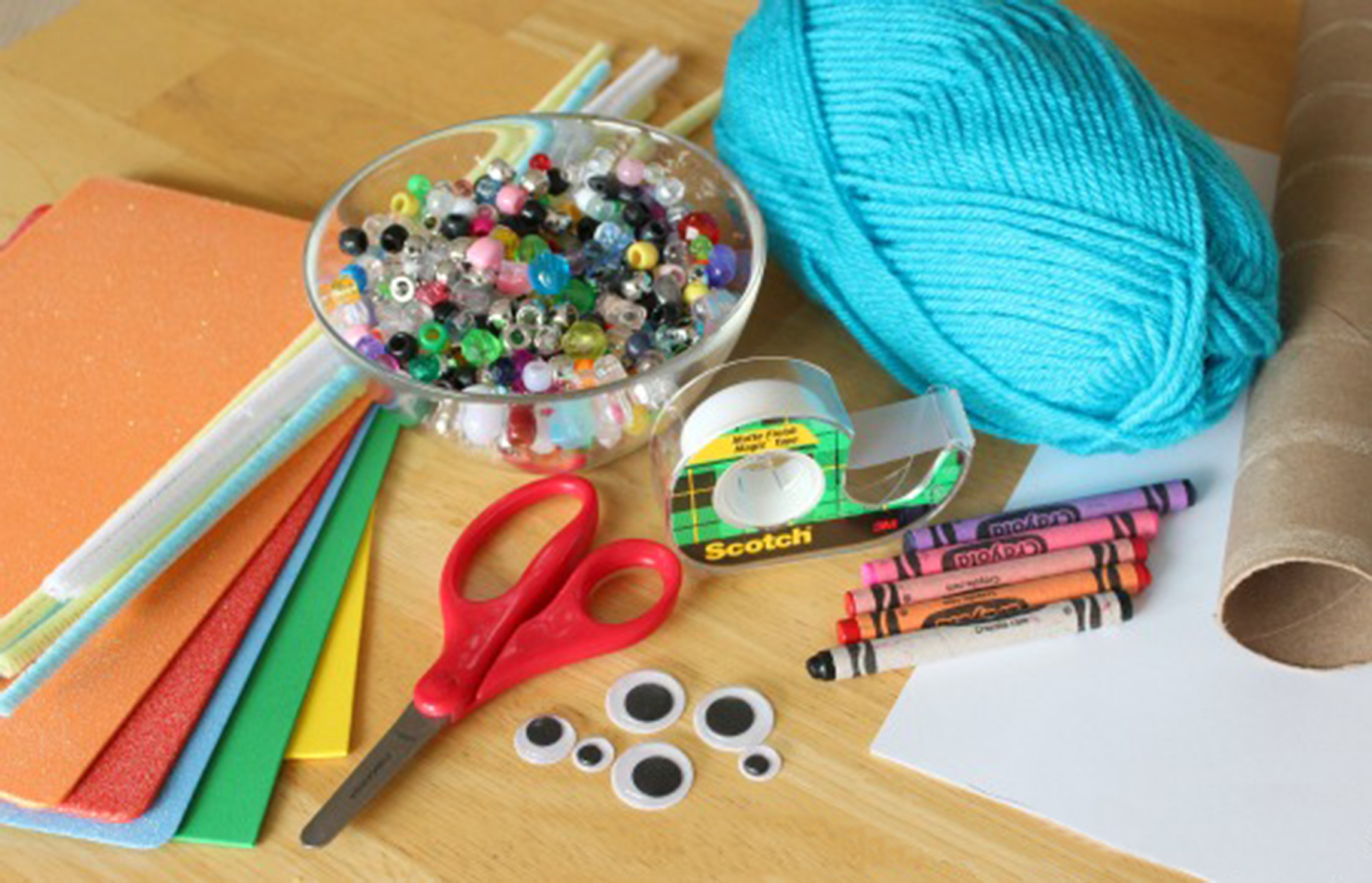 image of craft supplies.